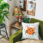 ニッコリ堂のごきげん猫ちゃん Cushion