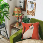 ネコノートショップ（neco-note shop）のビビ（つかねこ） Cushion