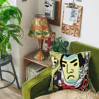 じゃぱにぃずぴぃぽぅの国芳もやう正札附現金男 野晒悟助 Cushion