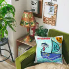 ぶんぶんまるふみ（ぶんちゃん）のマグロのカタキ アートワーク Cushion