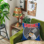 ari designの野球Bear2(凶悪顔クマシリーズ) Cushion