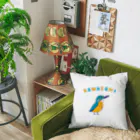 NIKORASU GOの野鳥デザイン「カワセミ」（Tシャツ・パーカー・ETC）） Cushion