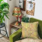 Laquamarmoの草花の絨毯の、優しい色合い Cushion