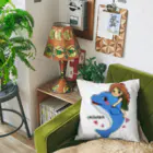 イラスト工房ちむどんどんの沖縄シリーズ　きじむなーとイルカ Cushion