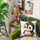 チビアニメのチビペンギン Cushion