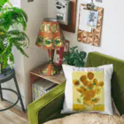 MUGEN ARTのゴッホのひまわり　Vincent Van Gogh / Sunflowers Cushion