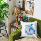 dolphineの可愛いイルカ Cushion