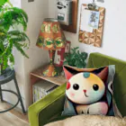 T2 Mysterious Painter's ShopのMysterious Cat Cushion