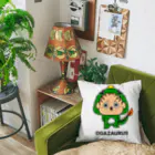 【公式】オガザウルス🦖のオガザウルス🦖ロゴ Cushion