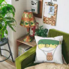 すぎもとゆうまのお店のメンダコを運ぶクサフグ号 Cushion