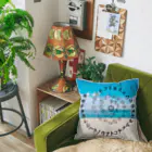 COCONUTchanのカタカムナウタヒ第5首渦巻きデザイン Cushion