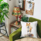 News US Suzuri Storeの柴犬アート 其の壱 Cushion