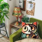 T2 Mysterious Painter's ShopのMysterious Cat Cushion