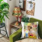 柴犬グッズ専門店 あられ堂の柴犬　真夏のリゾート001 Cushion