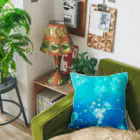 氷月のネタ箱のキラキラぷくぷくの水中 Cushion