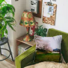 いちごムースの花曇り さくら並木 Cushion