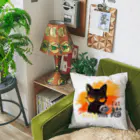 ArayashikI_Japanのサングラス黒猫【生活用品類】 Cushion