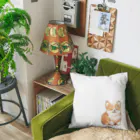 豆大福屋のぽっちゃりコーギーちゃん Cushion