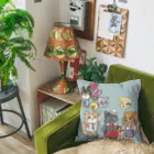 猫のきぬくんのお店のシナモンくん一家 Cushion