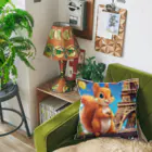 Cute-Animalsの【パリ旅行】リスくん Cushion