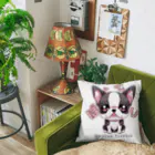 furebuhi　clubのぼすてり　鼻ペチャシリーズ Cushion