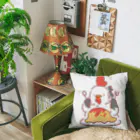 サクラ春のにわとりオムライス Cushion