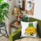 YUTANEKO公式ショップのパイナップルの日 Cushion