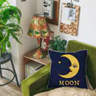 Bow_paintingのmoon クッション