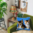 雑貨shop・エムの可愛い子猫ミィ&トム Cushion