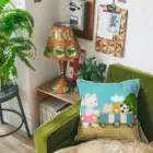 アプリコワークスのくまちゃん・みんなでお散歩 Cushion