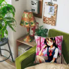 🎨デザイン宮殿🛍️の✨明るい美少女シリーズ：スレンダー女子高生エディション✨ Cushion