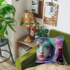 💖宇宙整体♪🌈♪こころからだチャンネル♪💖のuniversal  mermaid LARA Cushion