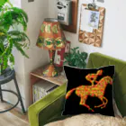 mumusの馬　colorful Cushion