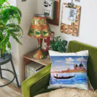 がぶちゃんのベネチア　ゴンドラの風景 Cushion