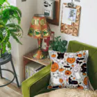 猫猫猫のハロウィン　猫　かぼちゃ Cushion