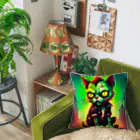 ＳＰＹＤＥＲＬＥＧＳのヤサグレＰＵＮＫＳＣＡＴ Cushion