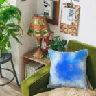 nijiirosorausagiの青空うさぎ  お話の世界  【虹色空うさぎ】 Cushion