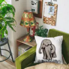 kanatan7のこまったゾウさん Cushion