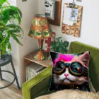 Riere Design StudioのPerfectly Punk Cats Cushion