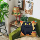 あにぽよのぽて黒猫 Cushion