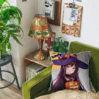 那須モバイル店の魔女っ子　ハロウィン Cushion