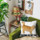 もっち（mocchi）の茶トラ猫ちゃん鍵しっぽ Cushion