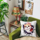 飛び出す！アニマルショップの飛び出す猫クリスマスver Cushion