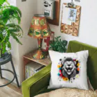 リトルスター・クローゼットの#laughing animal art Cushion