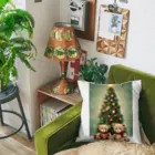 규리shopのテディーベア兄弟のクリスマス Cushion