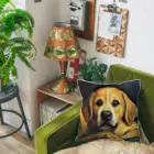 なっつ ふぁくとりーのThe Dog クッション Cushion