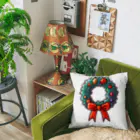 終わらない夢🌈のクリスマスリース🎄✨ Cushion