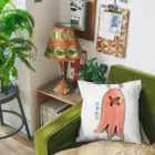 お店の名前考え中のタコ星人 Cushion