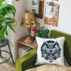 niko&PANDA shopのフクロウリース Cushion