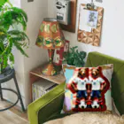 くまうさショップのサッカーくま Cushion